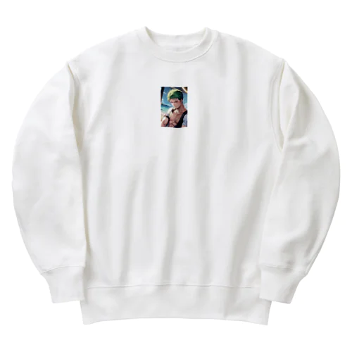 ゾロ風 Heavyweight Crew Neck Sweatshirt