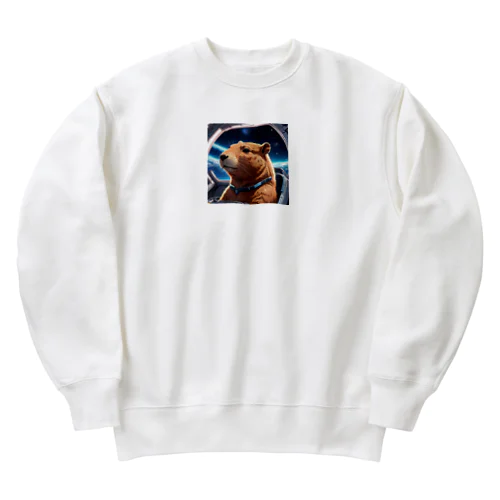 カピバラ Heavyweight Crew Neck Sweatshirt