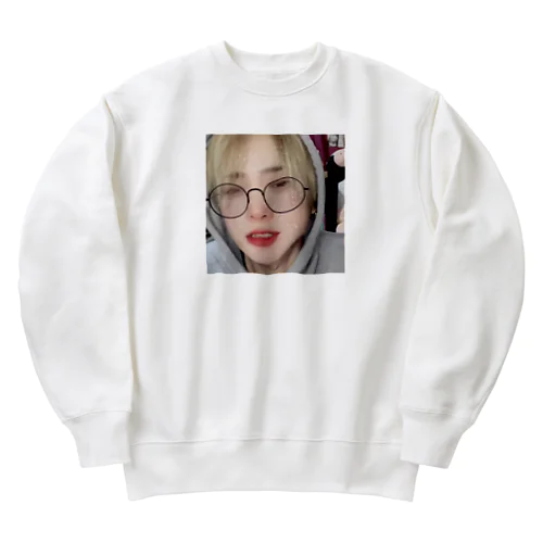 もるにゃ Heavyweight Crew Neck Sweatshirt