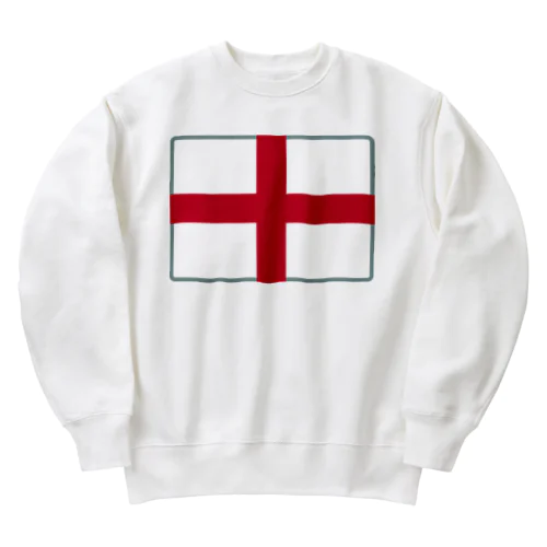 イングランドの国旗 Heavyweight Crew Neck Sweatshirt