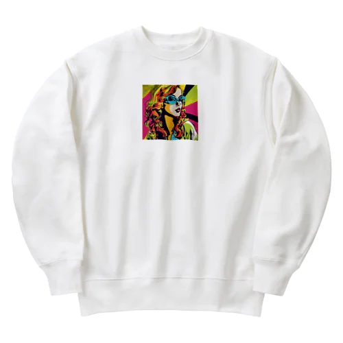 POPARTWOMAN Heavyweight Crew Neck Sweatshirt