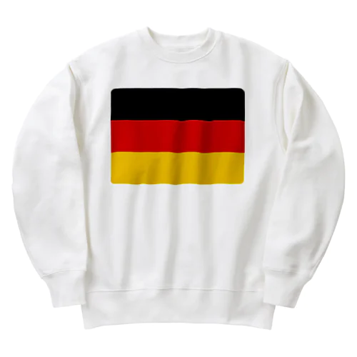 ドイツの国旗 Heavyweight Crew Neck Sweatshirt