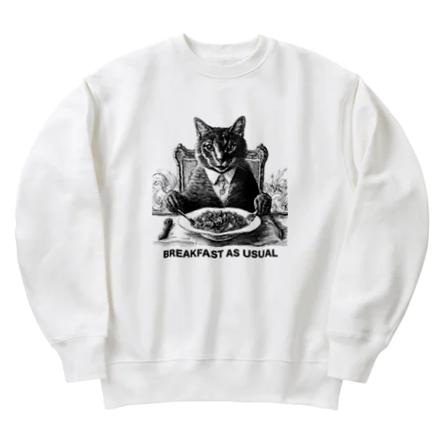 Breakfast as usual Heavyweight Crew Neck Sweatshirt