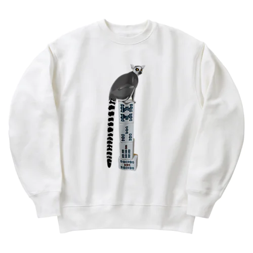 輪尾狐猿×索子 Heavyweight Crew Neck Sweatshirt