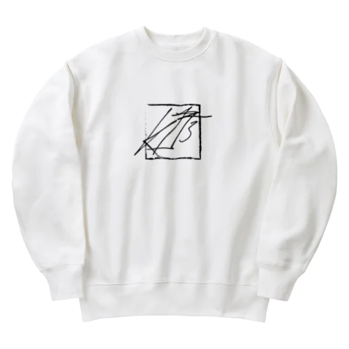 KIT3 Logo Goods (BLACK) Heavyweight Crew Neck Sweatshirt