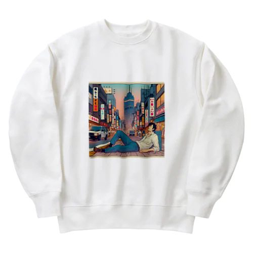 citypop Heavyweight Crew Neck Sweatshirt