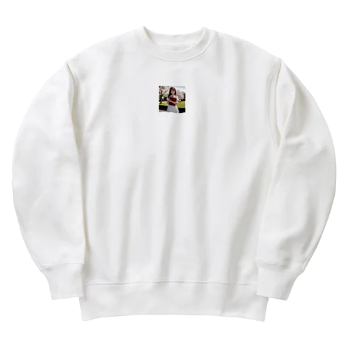 天使美少女 Heavyweight Crew Neck Sweatshirt