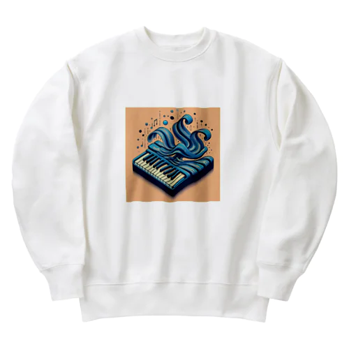 ピアノぴあ Heavyweight Crew Neck Sweatshirt