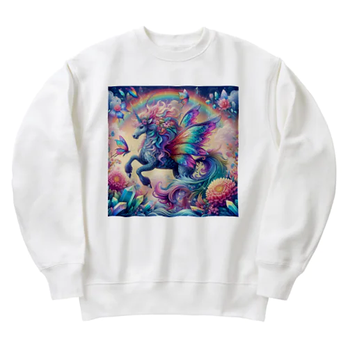 カラフル羽馬 Heavyweight Crew Neck Sweatshirt