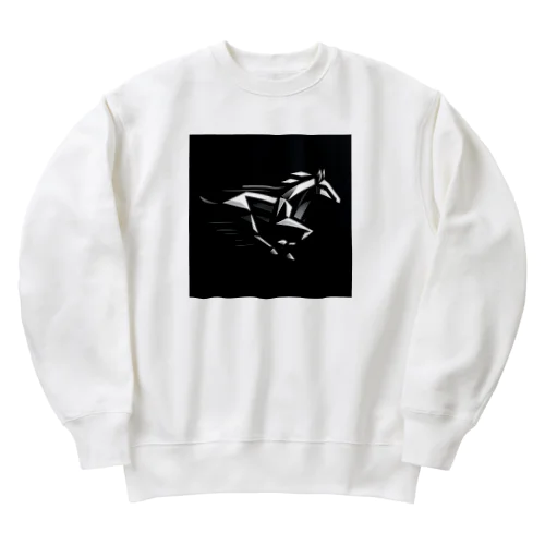 机上の空論 Heavyweight Crew Neck Sweatshirt