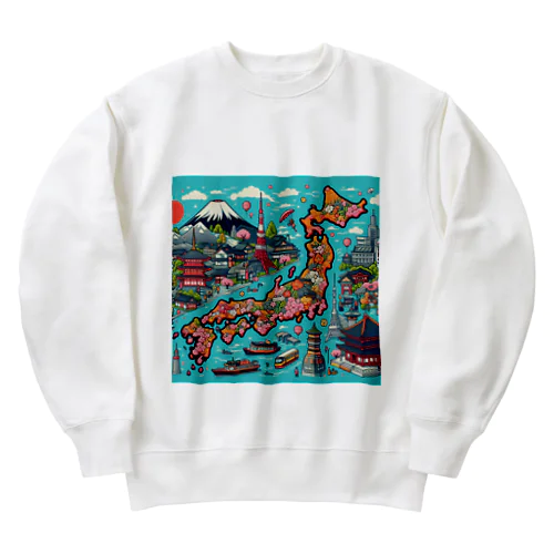 日本 Heavyweight Crew Neck Sweatshirt