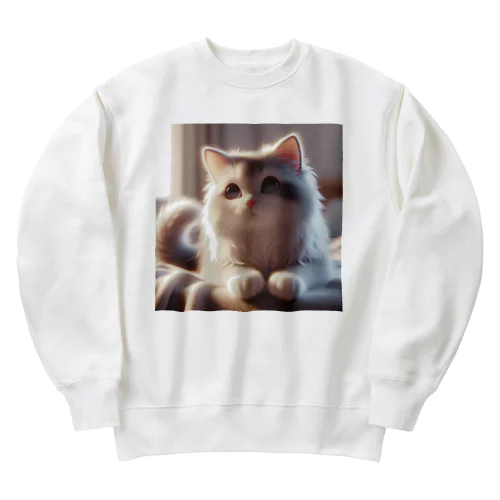 ねこニコばん Heavyweight Crew Neck Sweatshirt