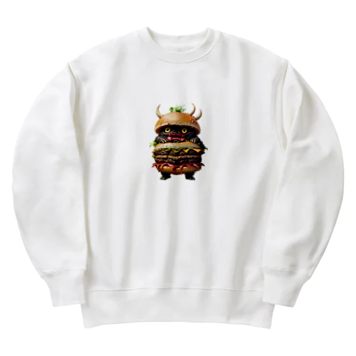 トリプル肉厚ビーフバーガー妖怪　バグドガルド Heavyweight Crew Neck Sweatshirt