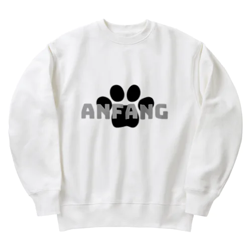 ANFANG Dog stamp series  Heavyweight Crew Neck Sweatshirt