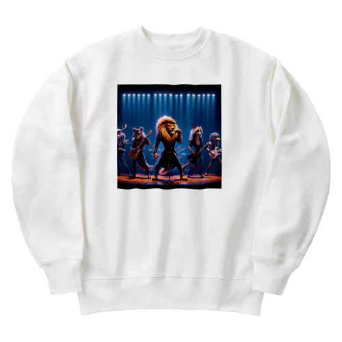 ジャングルロックライブ！：獅子の咆哮 Heavyweight Crew Neck Sweatshirt