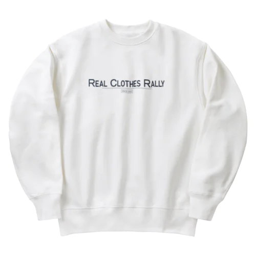 REAL CLOTHES RALLY Heavyweight Crew Neck Sweatshirt
