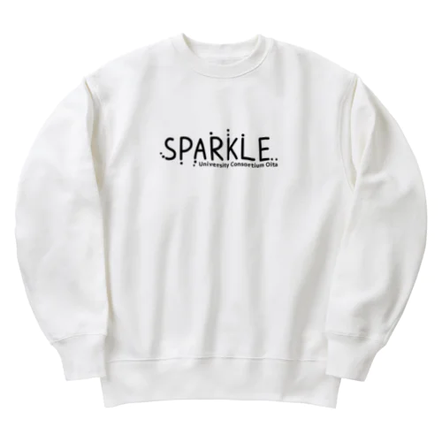 SPARKLE-ドロップス Heavyweight Crew Neck Sweatshirt