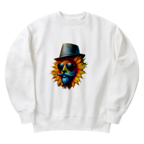 ひまわり男 Heavyweight Crew Neck Sweatshirt