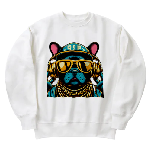 ラッパーフレンチブルドッグ Heavyweight Crew Neck Sweatshirt