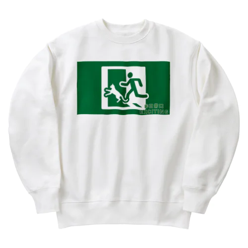 エキサイティングな非日常口 Heavyweight Crew Neck Sweatshirt