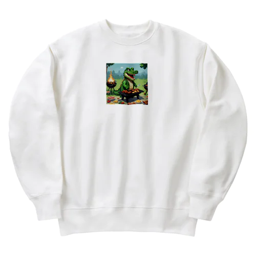 バーべキューわに Heavyweight Crew Neck Sweatshirt