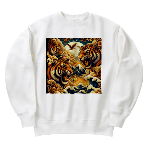 虎 Heavyweight Crew Neck Sweatshirt