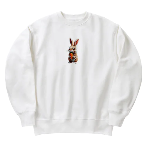 人参泥棒うさたん Heavyweight Crew Neck Sweatshirt