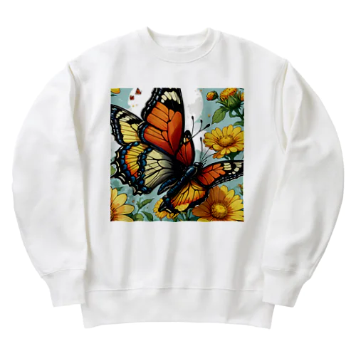 美しき蝶の舞 Heavyweight Crew Neck Sweatshirt