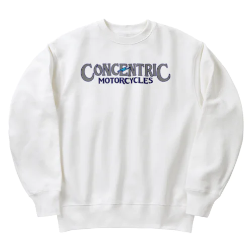 concentric motorcycle originalgoods Heavyweight Crew Neck Sweatshirt