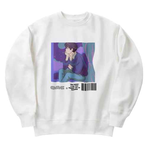 emotional boy Heavyweight Crew Neck Sweatshirt