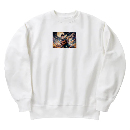 アコギと少年 Heavyweight Crew Neck Sweatshirt