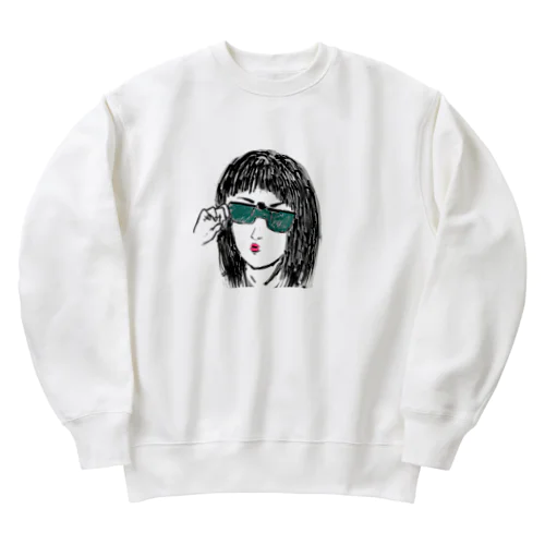 クリップオンガール Heavyweight Crew Neck Sweatshirt