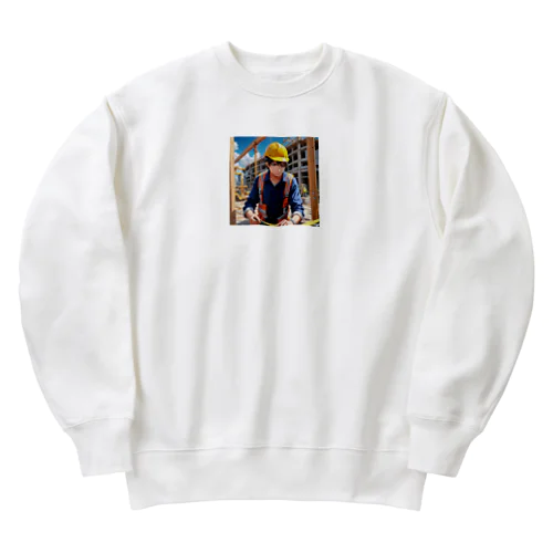 ゼネコンくん-2 Heavyweight Crew Neck Sweatshirt