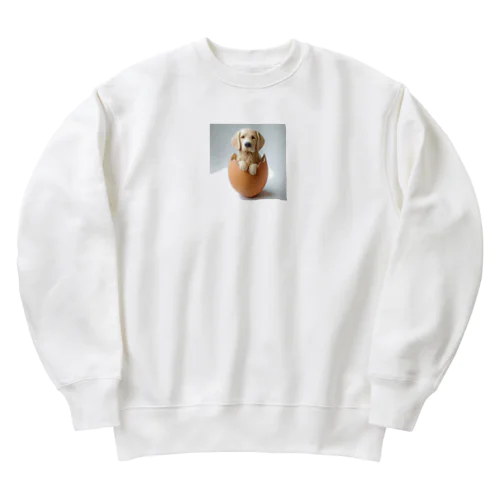 レトリバーたまご Heavyweight Crew Neck Sweatshirt