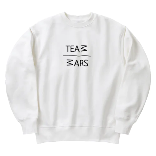 TEAM MARS 白アイテム版 Heavyweight Crew Neck Sweatshirt