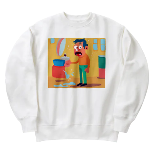 優雅な男 Heavyweight Crew Neck Sweatshirt