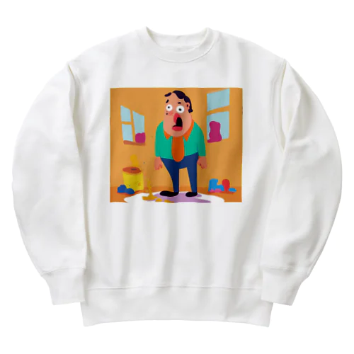 直感的な男 Heavyweight Crew Neck Sweatshirt