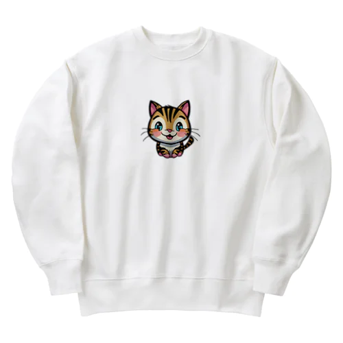 トラ子猫 Heavyweight Crew Neck Sweatshirt