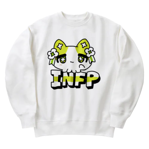 16性格タコちゃんず INFP Heavyweight Crew Neck Sweatshirt