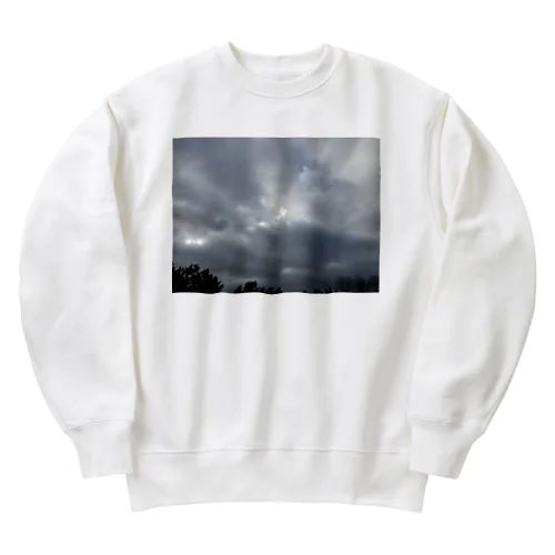 4月22日　吹き荒れる風と雲 Heavyweight Crew Neck Sweatshirt