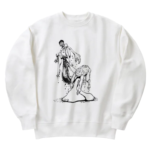 タマ緒とブブ美 Heavyweight Crew Neck Sweatshirt