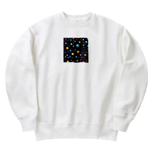 宇宙空間デザイン Heavyweight Crew Neck Sweatshirt