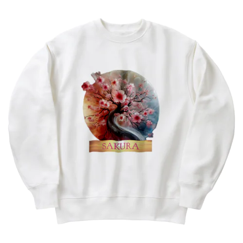 SAKURA Heavyweight Crew Neck Sweatshirt