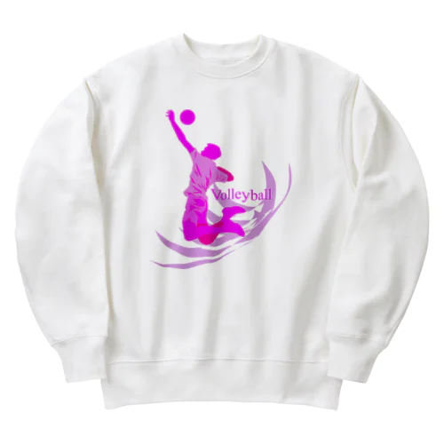 volleyball’s ace attacker Heavyweight Crew Neck Sweatshirt