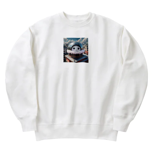 天体観測妖怪　バンポン Heavyweight Crew Neck Sweatshirt