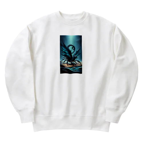 ブラックマンタ×サソリ Heavyweight Crew Neck Sweatshirt