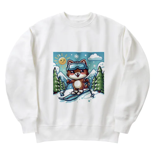 ふわふわねこ Heavyweight Crew Neck Sweatshirt