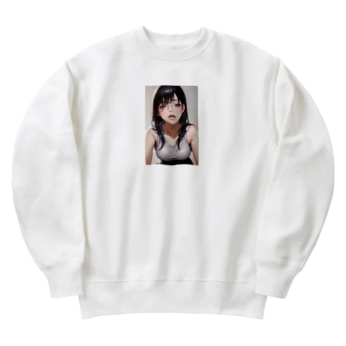 黒髪美少女　美鈴ちゃん２ Heavyweight Crew Neck Sweatshirt