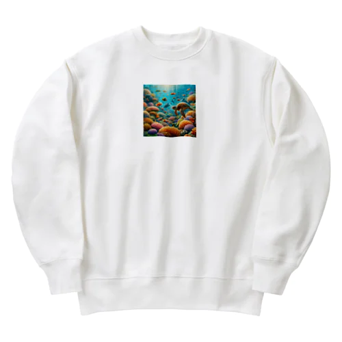 カメの遊び Heavyweight Crew Neck Sweatshirt