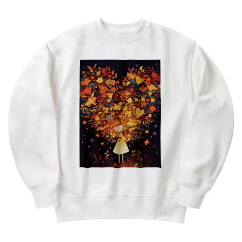 夢の花束　なでしこ1478 Heavyweight Crew Neck Sweatshirt